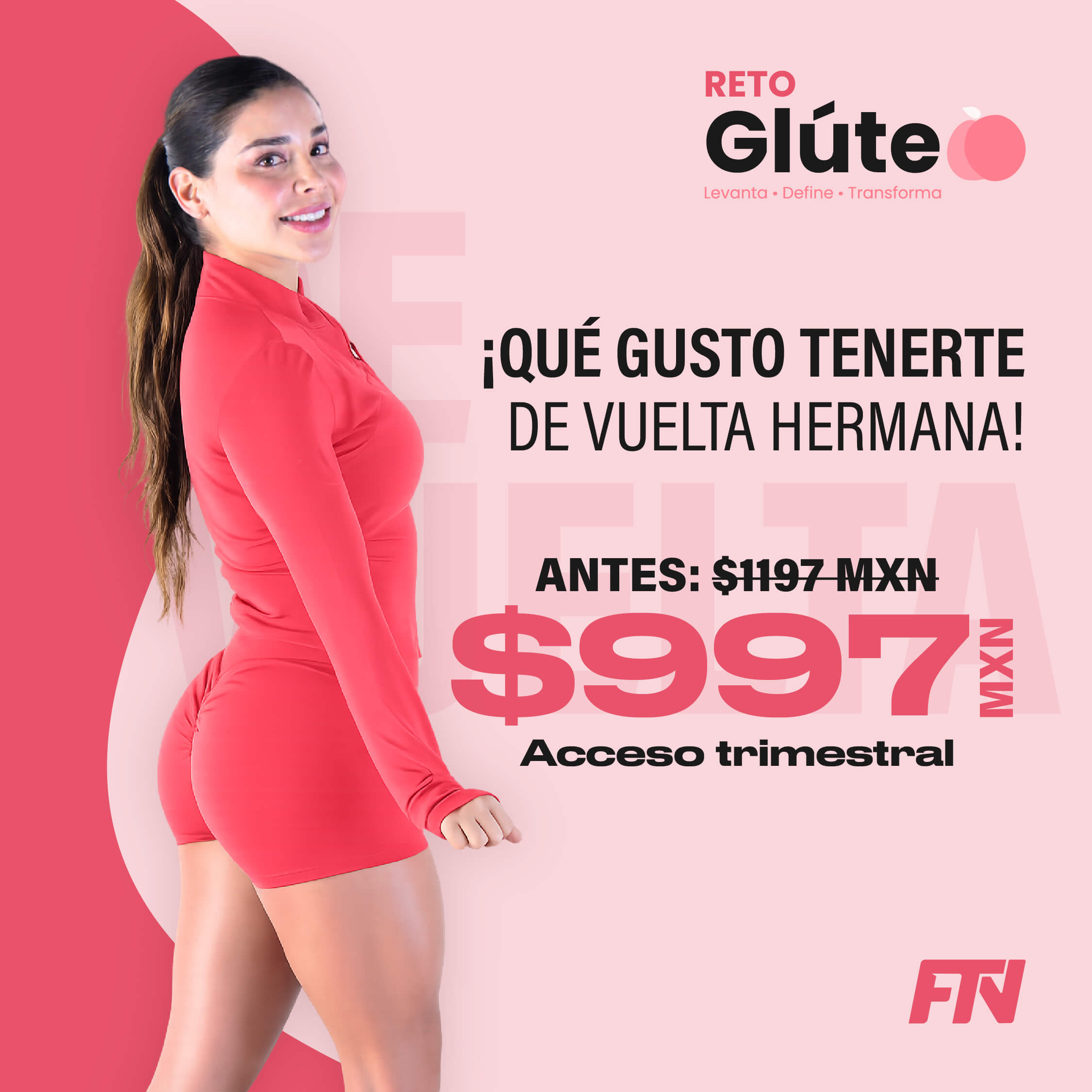 Reto Glúteo 2026 · Trimestral · Oferta de Regreso C